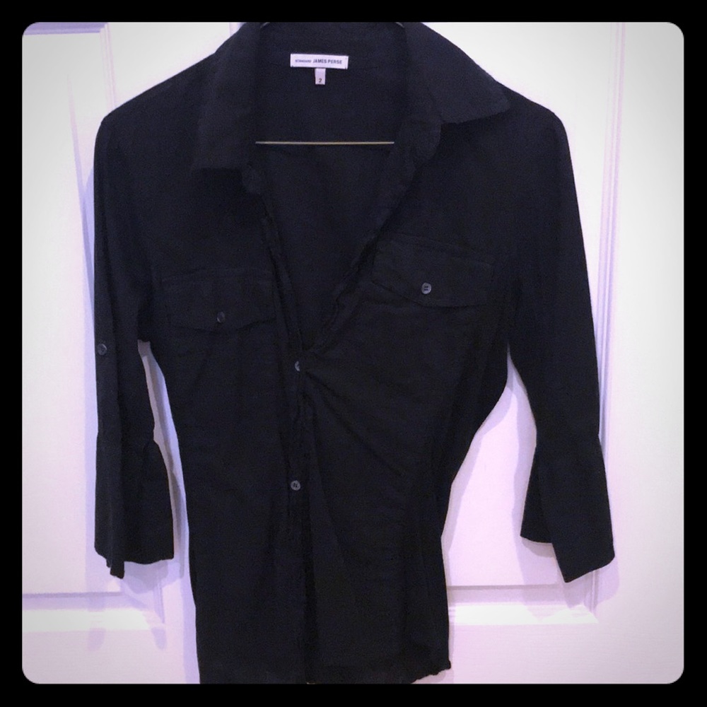 James Perse 3/4 sleve blouse